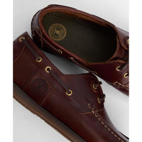 Mahogany Barbour Mens Wake Boat Shoe set