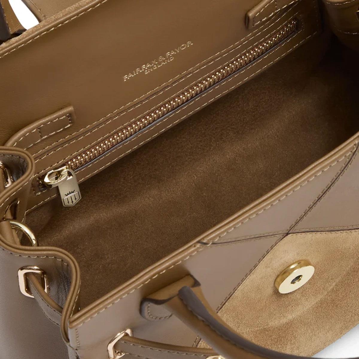 Fairfax & Favor Womens Mini Windsor Handbag Harlequin inside