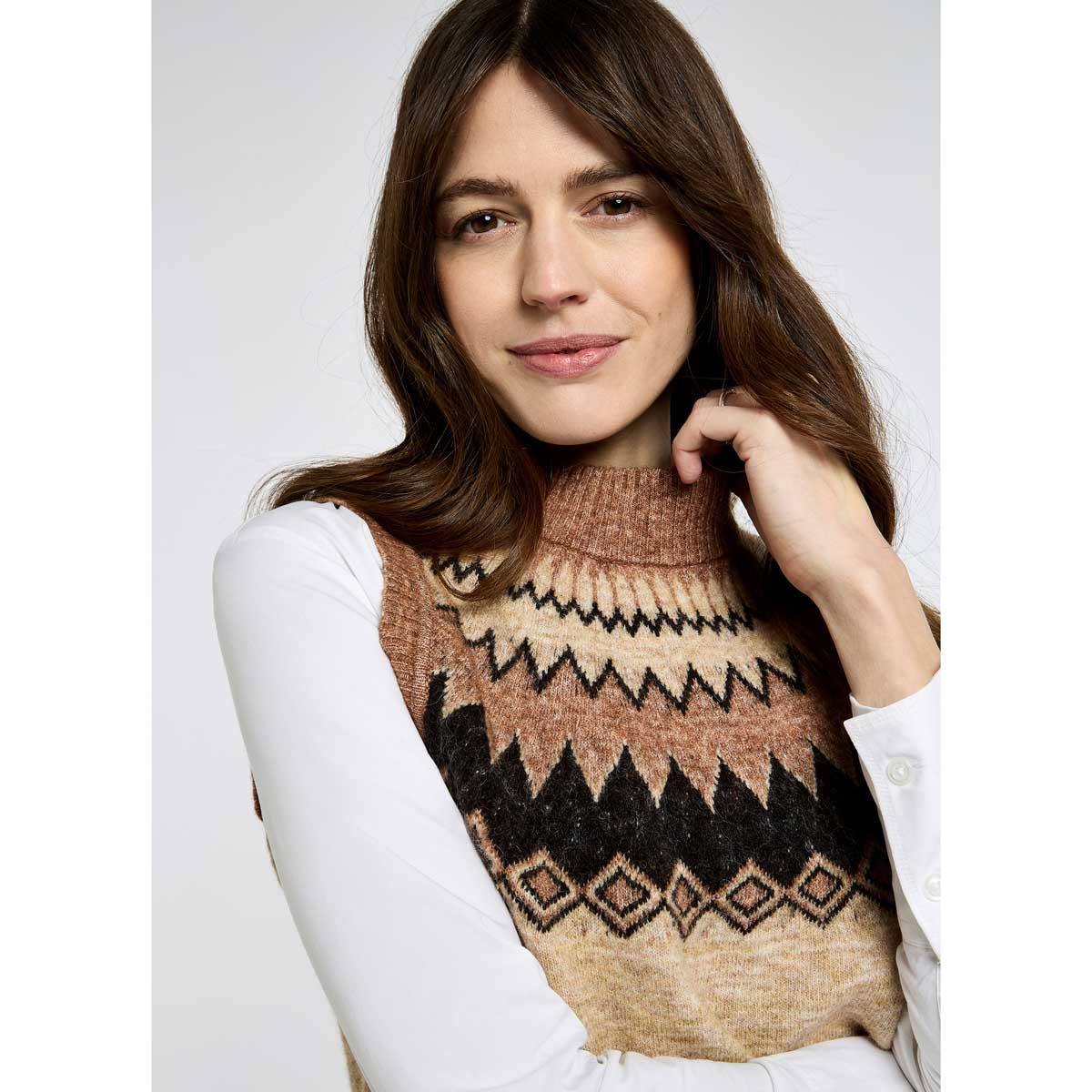 Dubarry Womens Doyle Fair Isle Vest