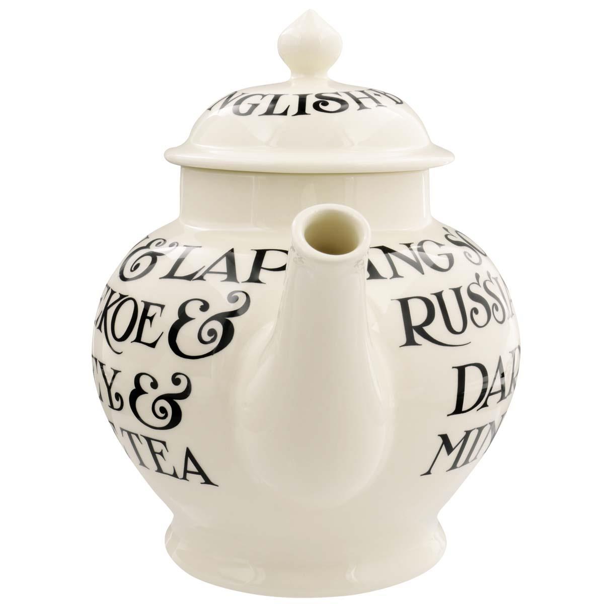Emma Bridgewater Black Toast Teapot  FRONT
