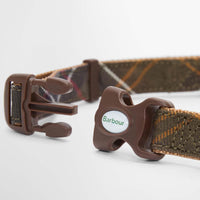 Barbour Tartan And Webbing Dog Collar