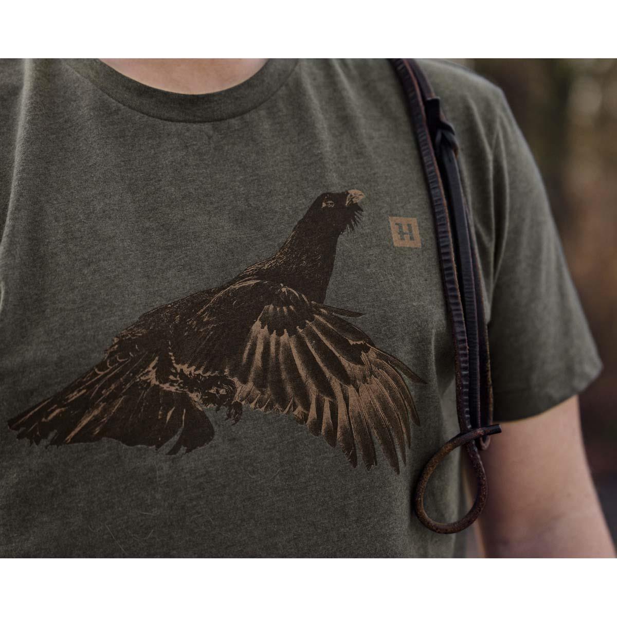 Forest Night Grouse Harkila Mens Topp S/S T-Shirt LS2