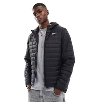 Black Hunter Mens Mikey Insulated Hooded Jacket on model