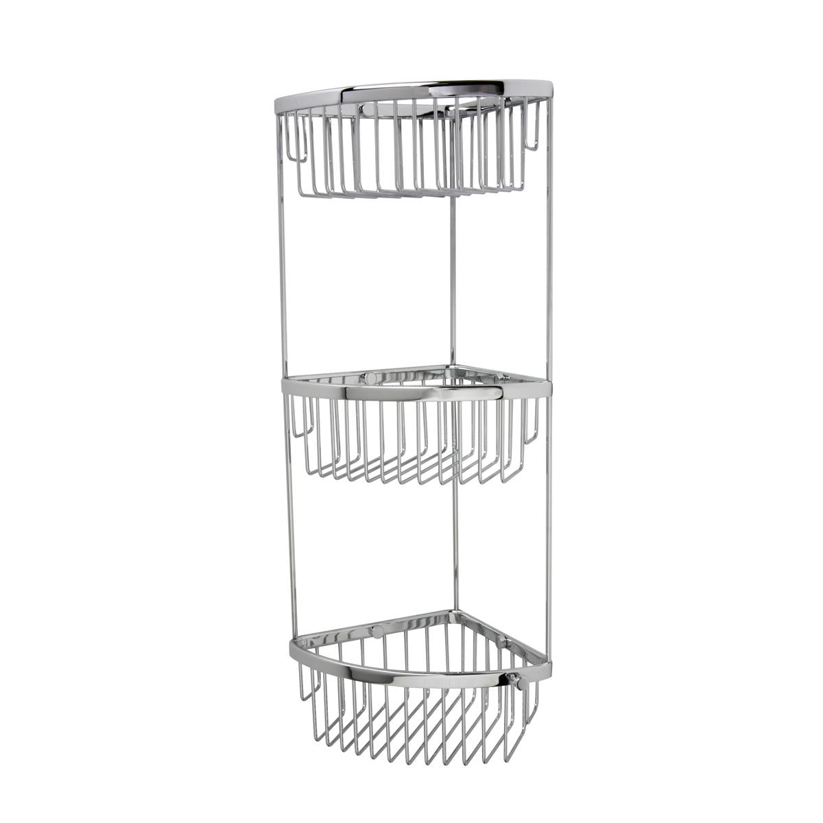 Miller Two Tier Classic Corner Basket With Hook