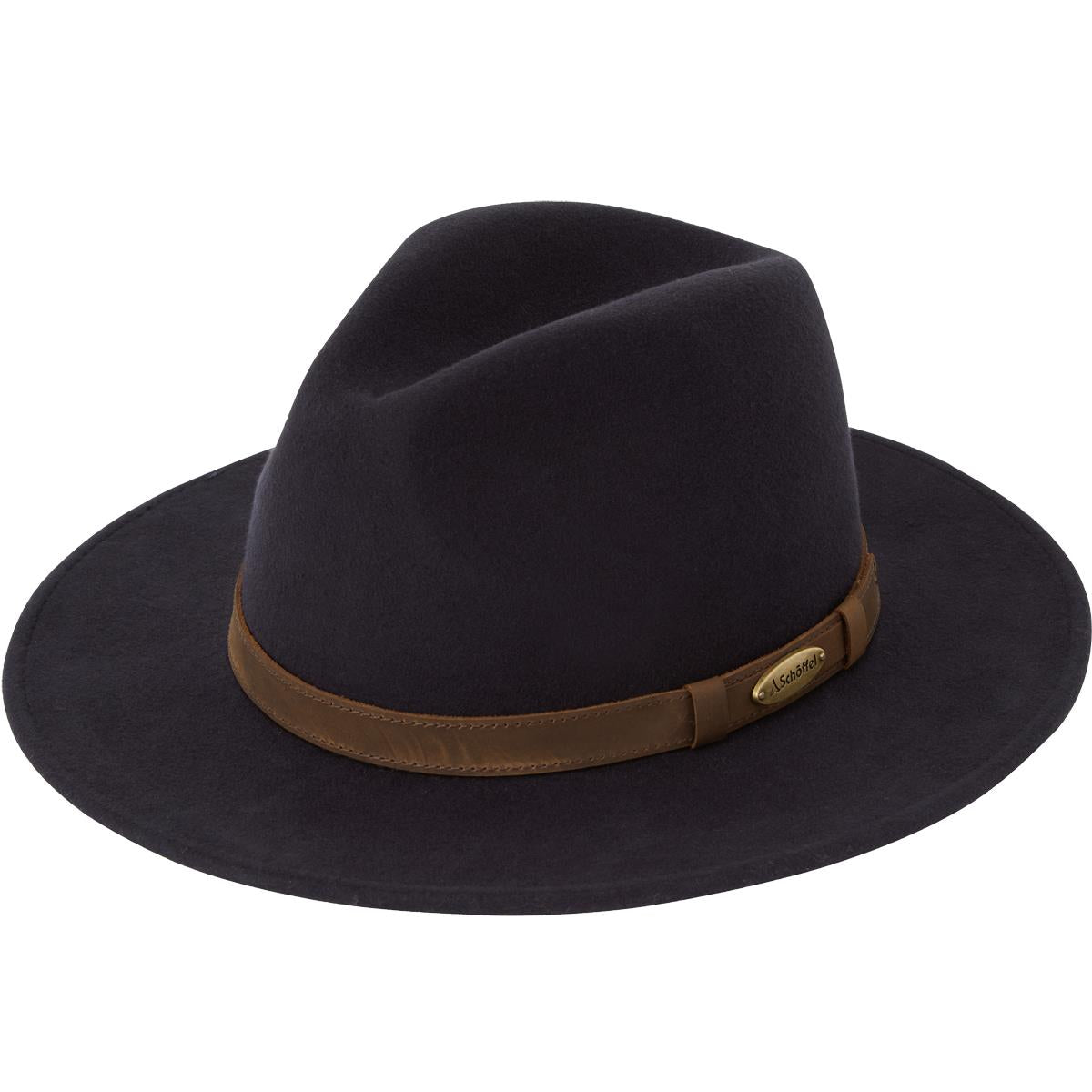 Navy Schoffel Womens Willow Fedora II