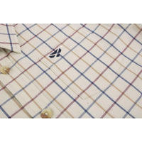 Hoggs Of Fife Mens Ambassador Premier Tattersall Long Sleeved Shirt