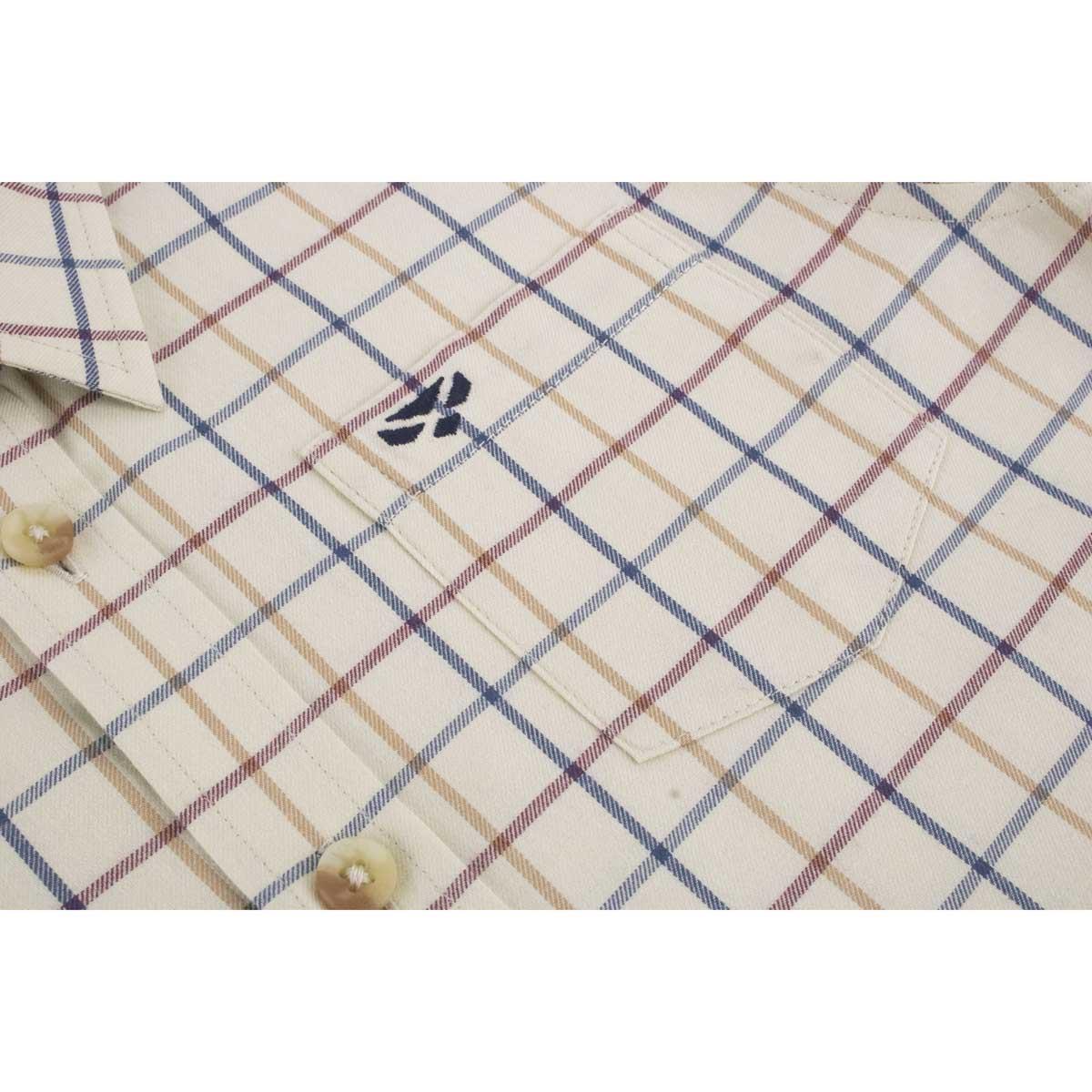 Hoggs Of Fife Mens Ambassador Premier Tattersall Long Sleeved Shirt