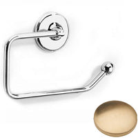 Brushed Gold Unlacquered Samuel Heath Novis Toilet Paper Holder N1037