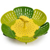 Green Joseph Joseph Bloom Folding Steamer Basket