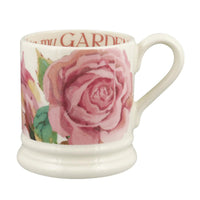 Emma Bridgewater Roses All My Life Set of 2 Half Pint Mugs Boxed