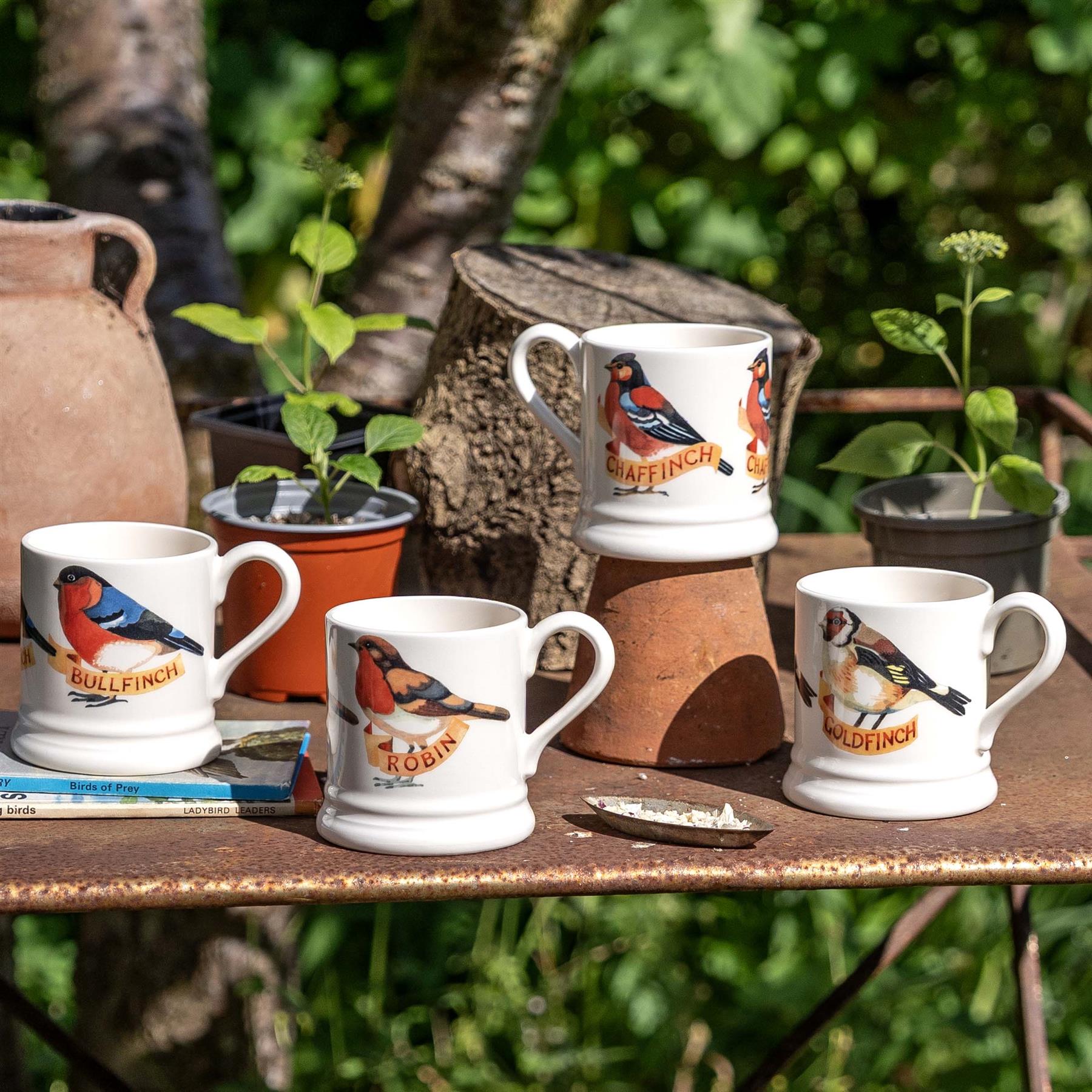 Emma Bridgewater Bullfinch 1/2 Pint Mug Lifestyle