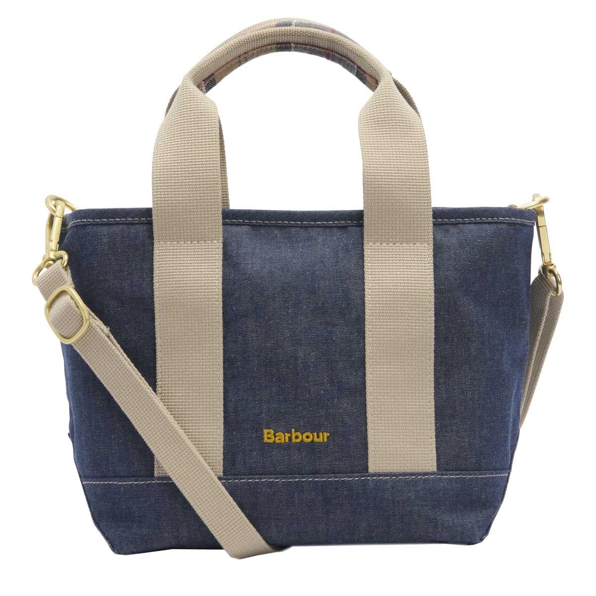 Barbour Mini Mya Denim Tote Bag
