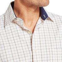 Blueberry Schoffel Mens Burnham Tattersall Shirt Collar