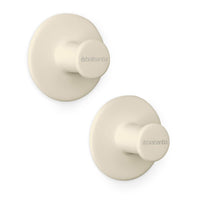 Soft Beige Brabantia Towel Hook Set of 2