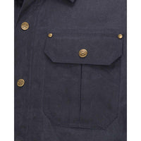 Hoggs Of Fife Huntly Mens Huntly Waxed Canvas Utility Overshirt
