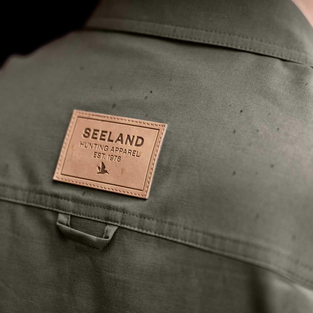 Grape Leaf Seeland Mens Selous Cargo Shirt Back Detail