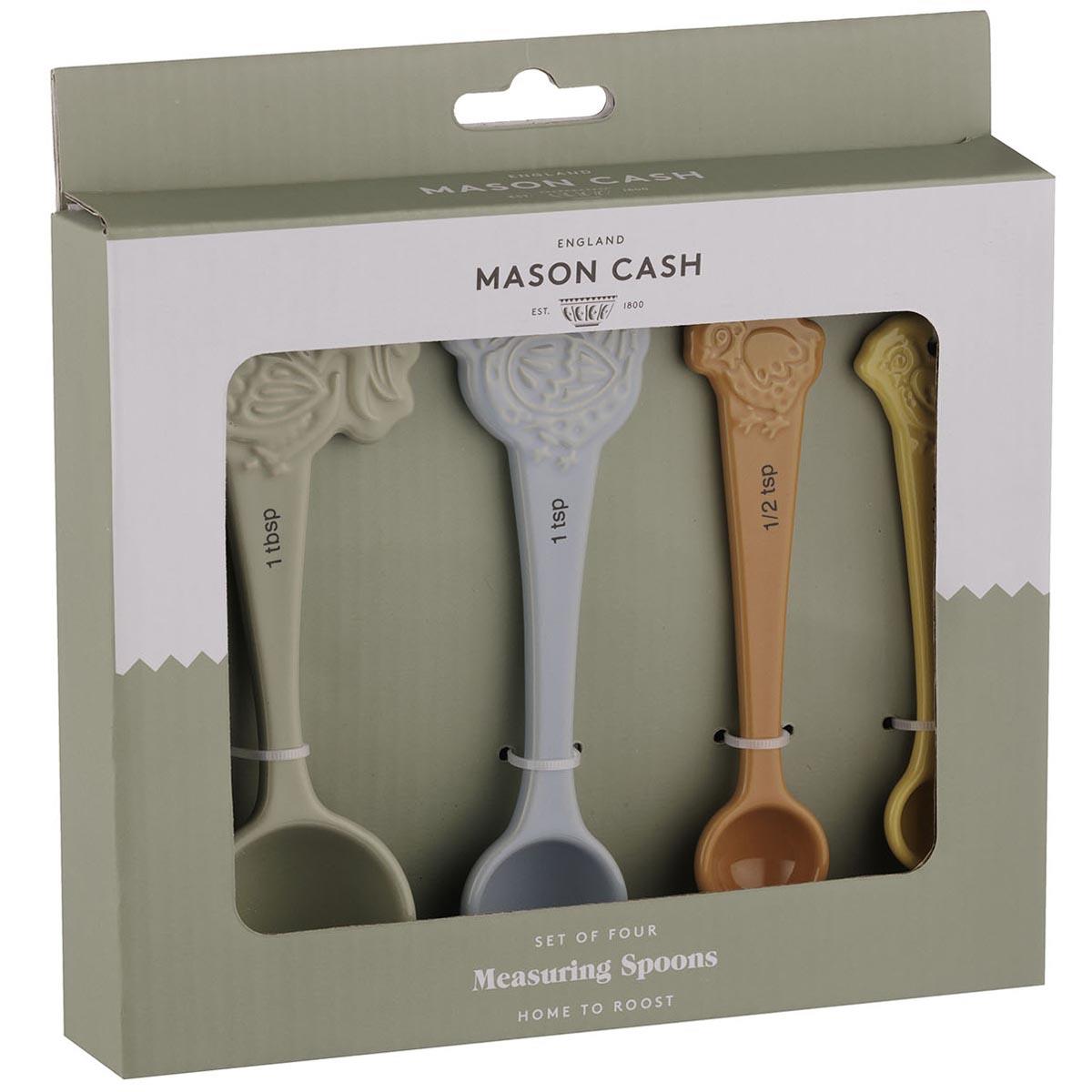 Mason Cash Home To Roost Set Of 4 Measuring Spoons