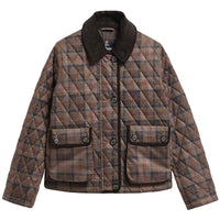 Muted Tartan Barbour Womens Louden Quilted Jacket