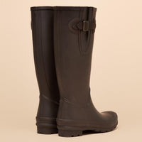 Chocolate Joules Womens Houghton Wellingtons Back