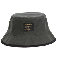 Sage Barbour Mens Field Wax Bucket Hat