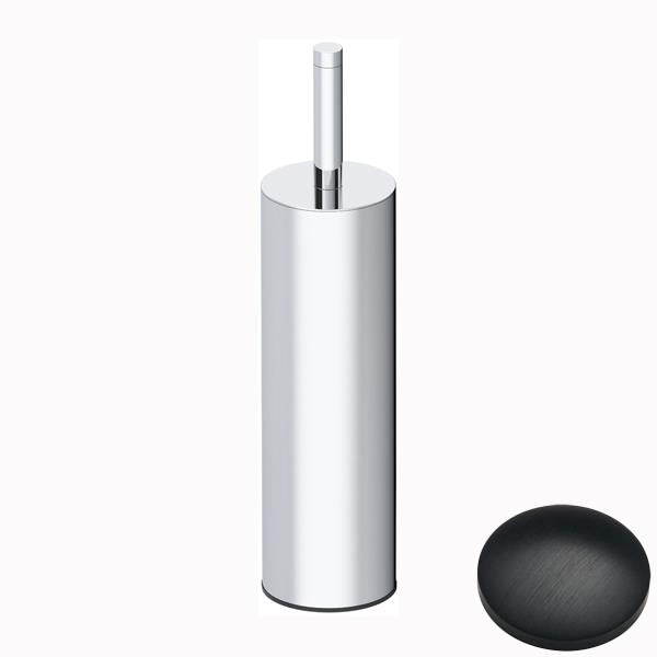 Matt Black Chrome Samuel Heath Xenon Freestanding Toilet Brush L5044