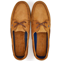 Cognac Dubarry Womens Aruba Deck Shoes Top View