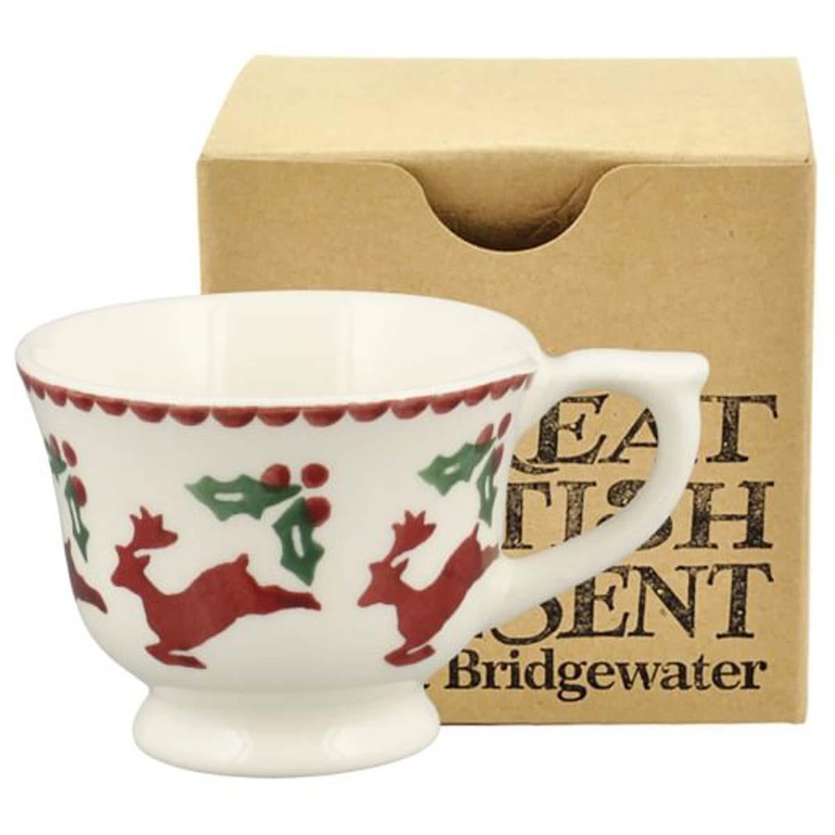 Emma Bridgewater Christmas Reindeer Tiny Teacup Boxed