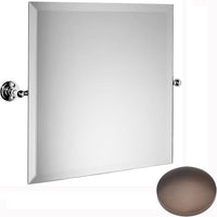 City Bronze Samuel Heath Novis Square Tilting Mirror L1143
