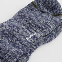 Navy Barbour Mens Storm Boot Socks Sole