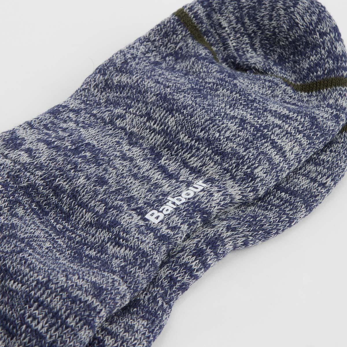 Navy Barbour Mens Storm Boot Socks Sole
