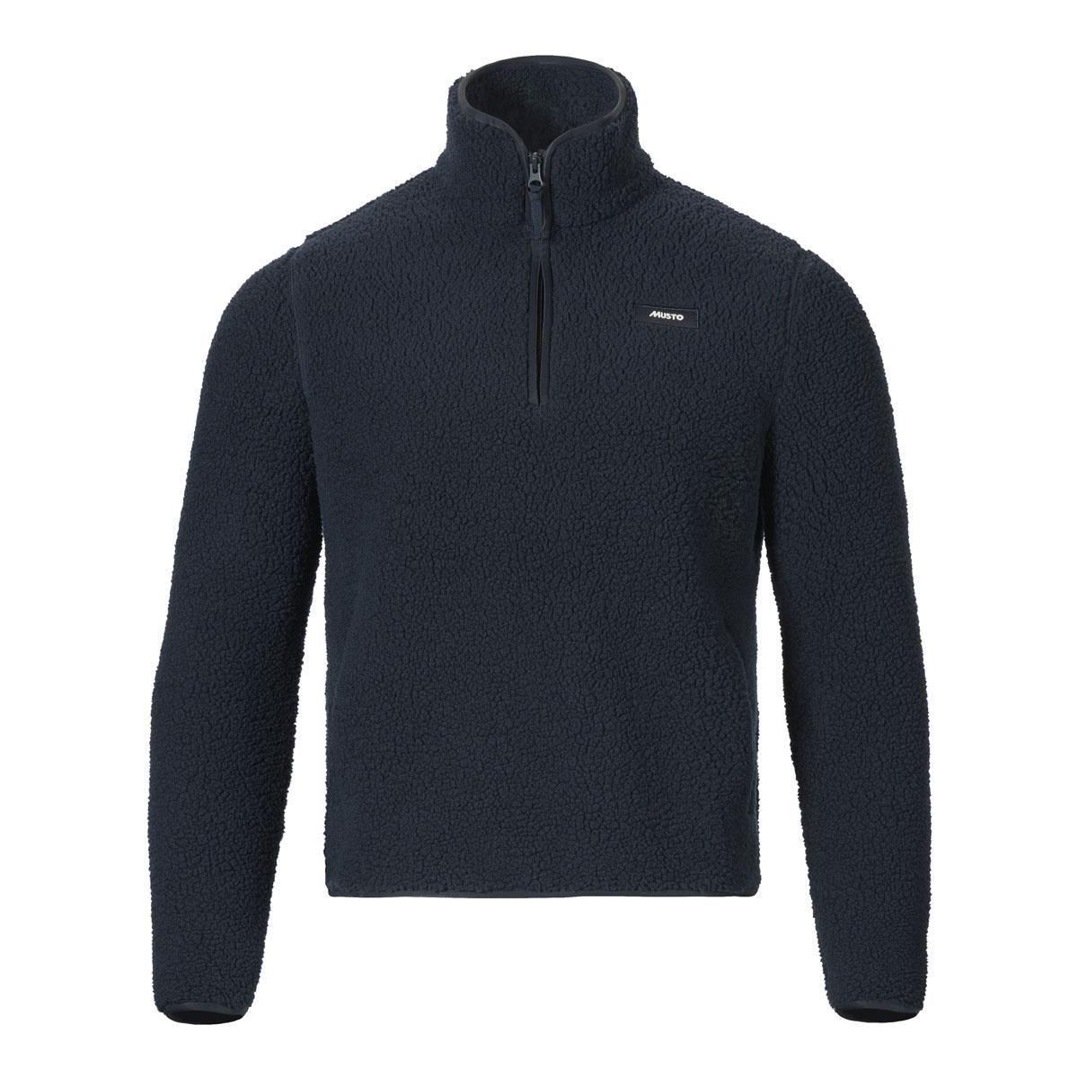 Navy Musto Womens Cove Deep Pile Fleece