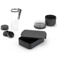 Dark Grey Brabantia Make & Take Breakfast & Lunch Set Open