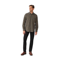 R.M. Williams Mens Oberon Regular Oxford Shirt on model