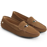 Tan Fairfax & Favor Womens Boston Driver