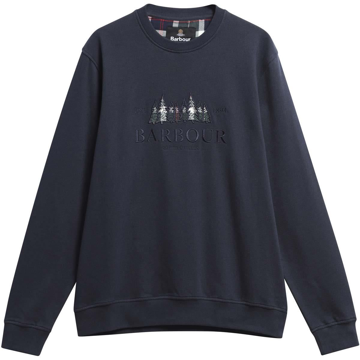 Barbour Mens Evergreen Crew Neck Sweatshirt