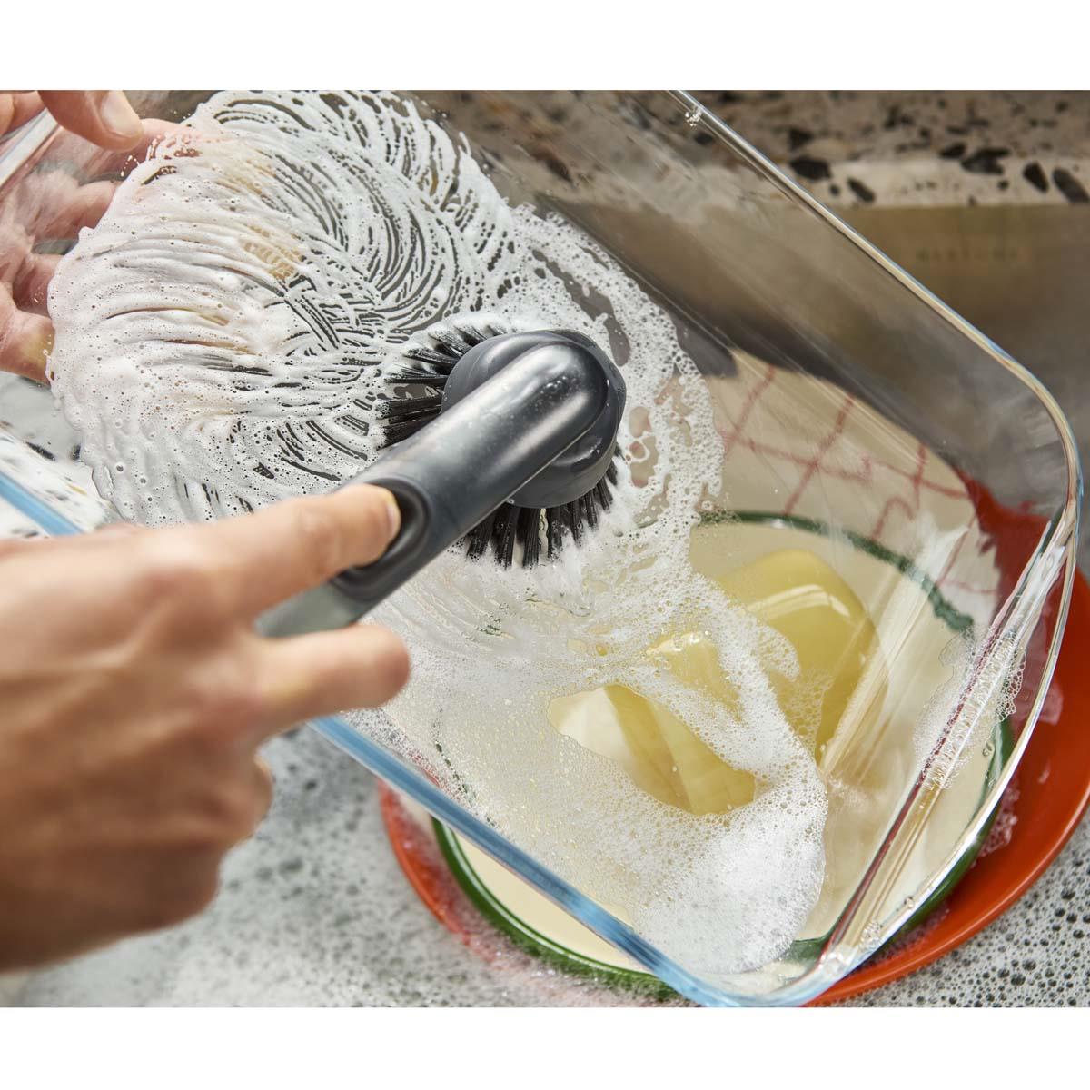Joseph Joseph Sinktech Soap Dispensing Dish Brush With Replacement Head Lifestyle