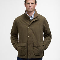 Dark Sand Barbour Mens Sander Casual Jacket Front