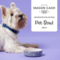 Mason Cash Polka Dot Grey Pet Bowl 13cm INFO