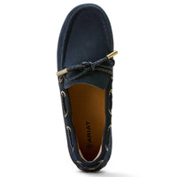 Navy Suede Ariat Womens Margot Driving Moc Top