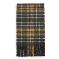 Forest/Bronze Brown Barbour Unisex New Check Tartan Scarf