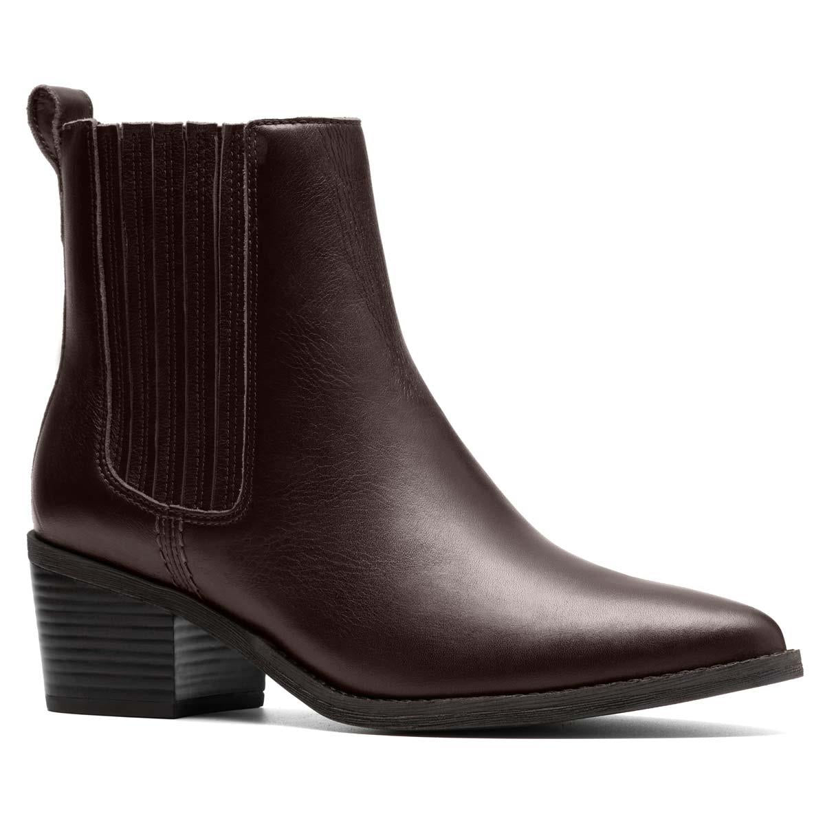 Clarks Womens Morzine Top Chelsea Boots