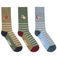 Schoffel Mens Bamboo Sock Box Of 3