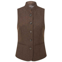 Schoffel Womens Millport Tweed Nehru Waistcoat