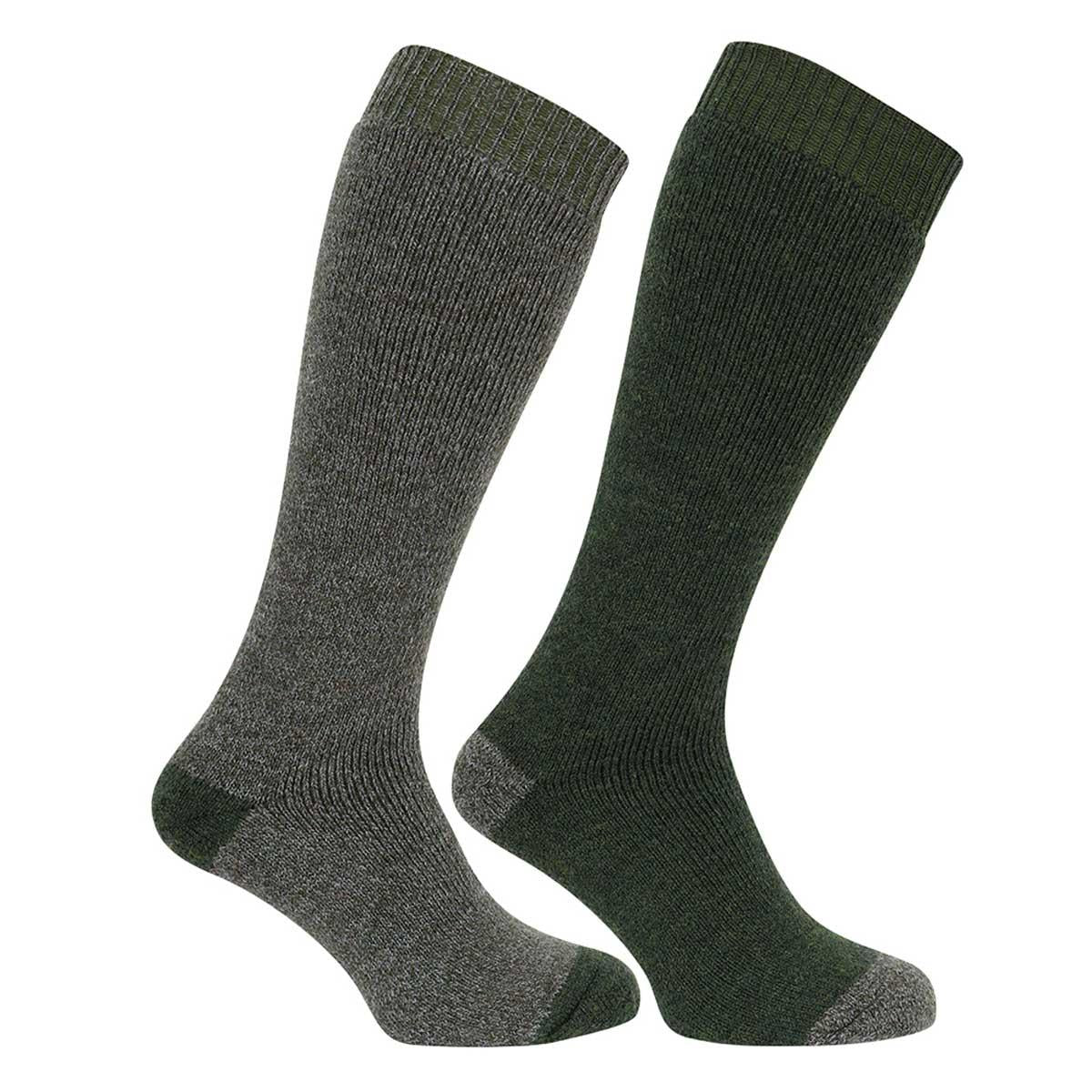 Hoggs Of Fife Mens 1903 Country Long Socks Twin Pack