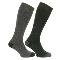 Tweed/Loden Hoggs Of Fife Mens 1903 Country Long Socks Twin Pack