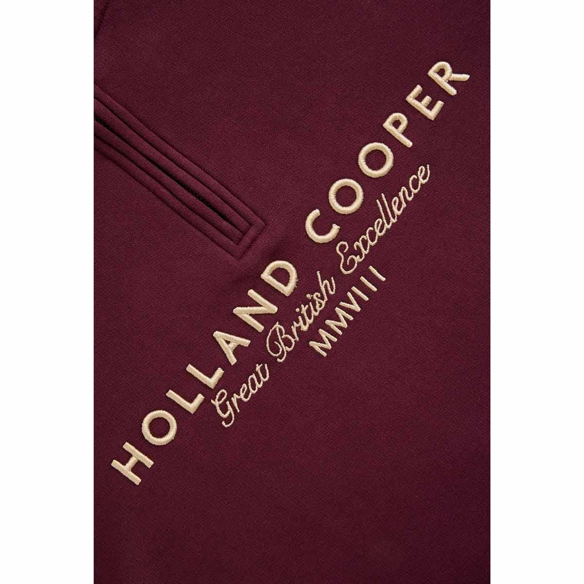 Holland Cooper Mens Heritage Quarter Zip Sweatshirt