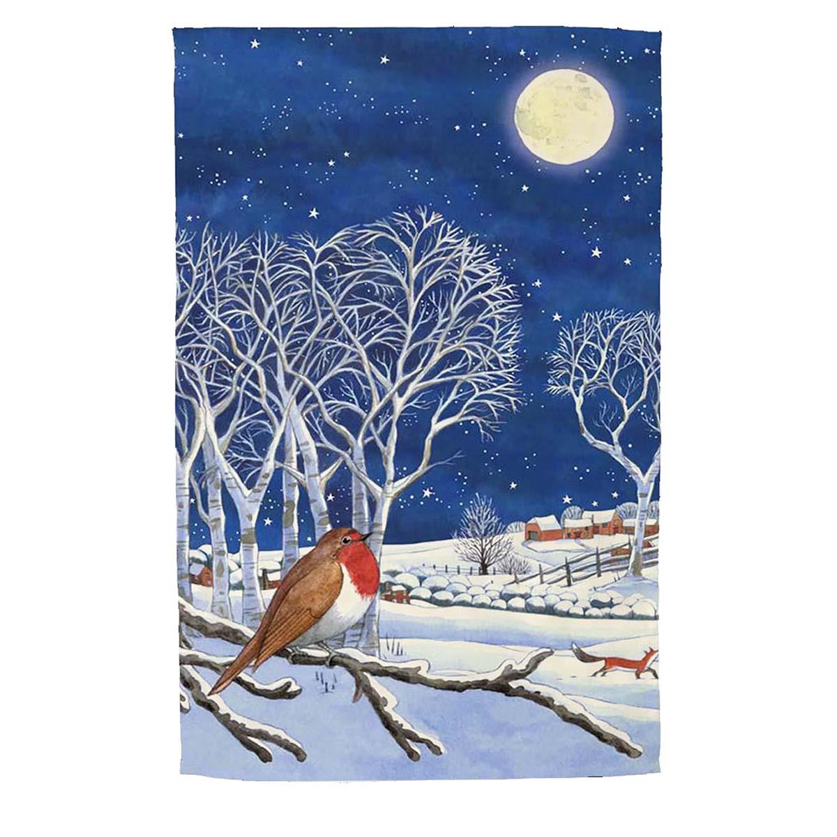 Emma Bridgewater Midnight Robin Tea Towel