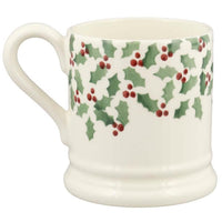 Emma Bridgewater Christmas Tiny Holly Half Pint Mug
