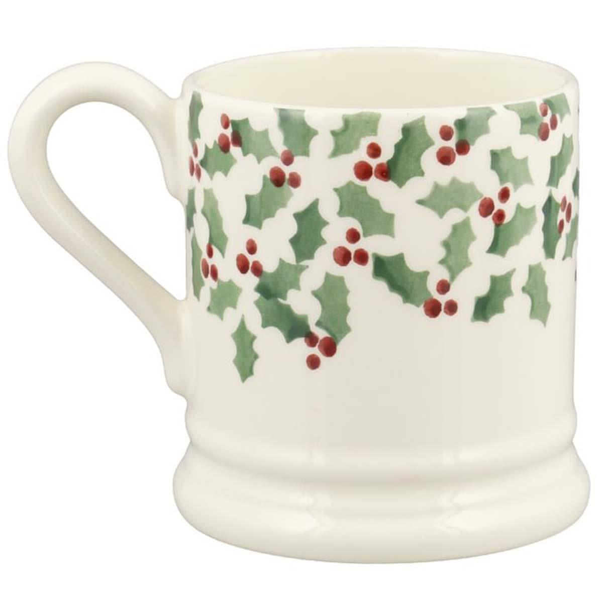 Emma Bridgewater Christmas Tiny Holly Half Pint Mug