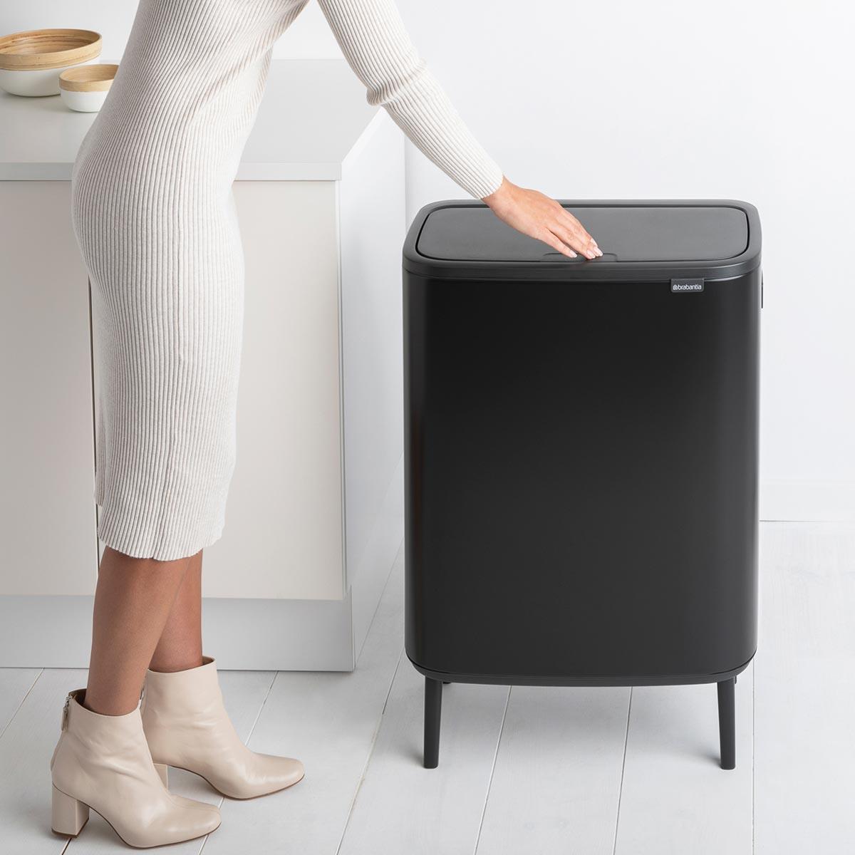 Brabantia Bo Touch Bin Hi 2x30 Litre